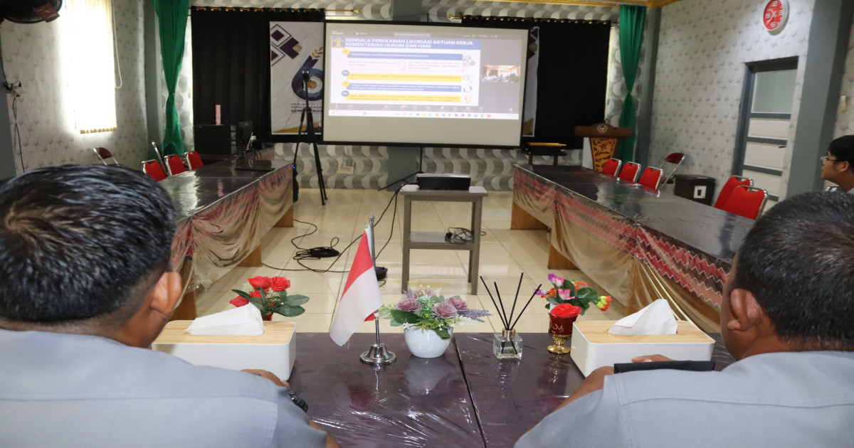 Dukung Percepatan Likuidasi Satker, Lapas Narkotika Karang Intan Hadiri Rapat Virtual Bersama Biro Keuangan