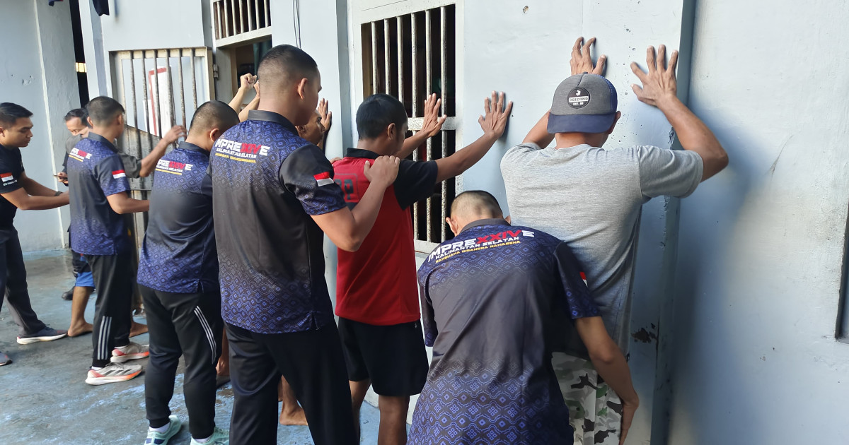 Perkuat Deteksi Dini, Lapas Narkotika Karang Intan Tertibkan Kamar Hunian Warga Binaan