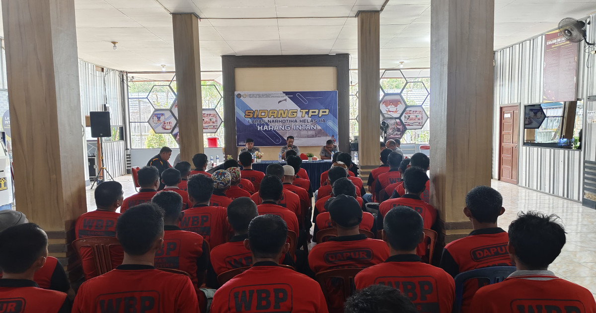 Sidang TPP Evaluasi Pembinaan WBP, Dorong Proses Integrasi dan Produktivitas Kerja