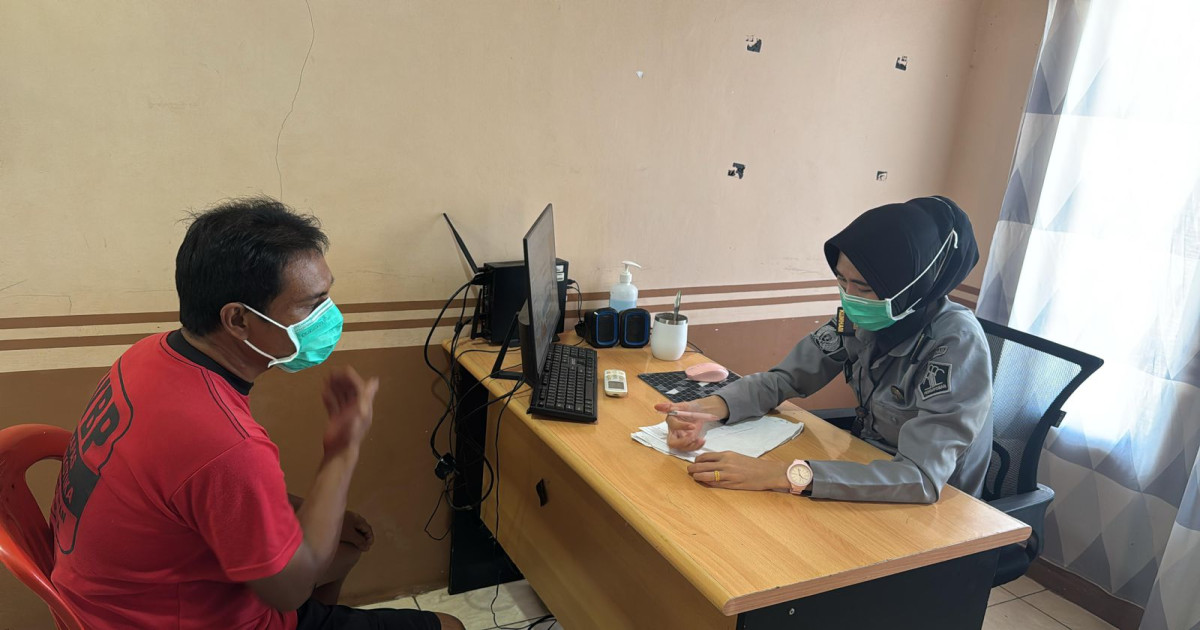 Pastikan Kesehatan Warga Binaan Prima, Klinik Pratama Lapas Narkotika Karang Intan Lakukan Rawat Jalan bagi WBP