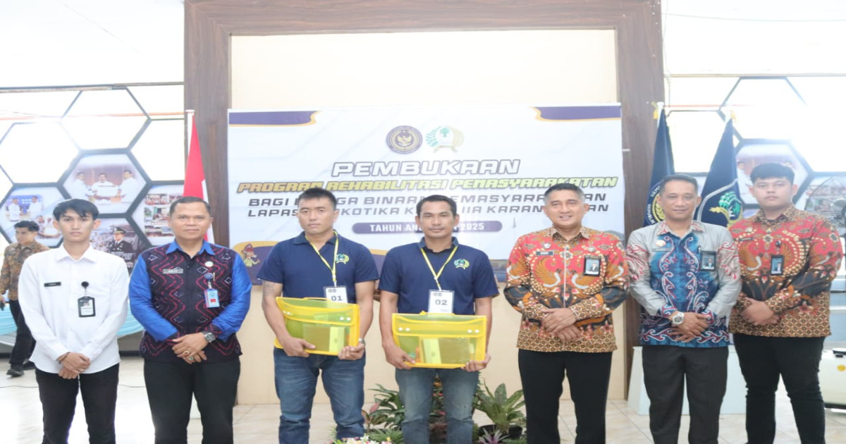 Lapas Narkotika Karang Intan Gelar Pembukaan Program Rehabilitasi Bagi Warga Binaan
