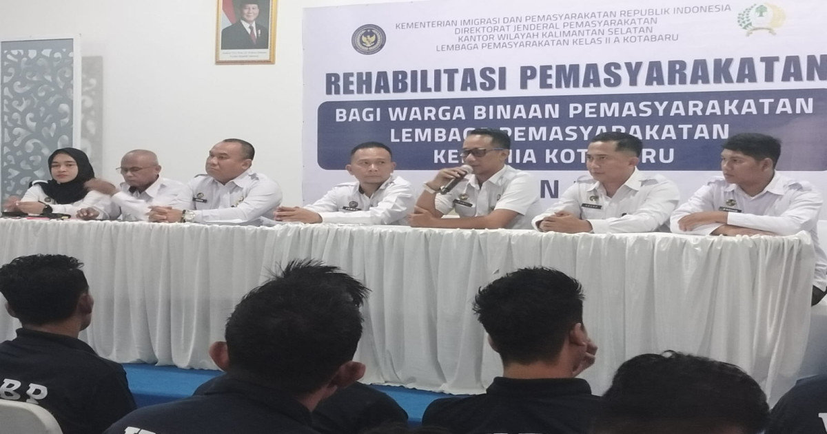 Tim Konselor Adiksi Lapas Narkotika Karang Intan Laksanakan Asesmen Rehabilitasi di Lapas Kotabaru