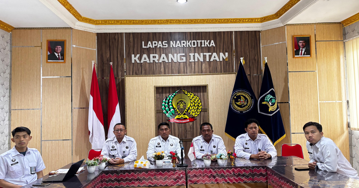 Lapas Narkotika Karang Intan Ikuti Sosialisasi Pengadaan Barang/Jasa Pemerintah Secara Virtual
