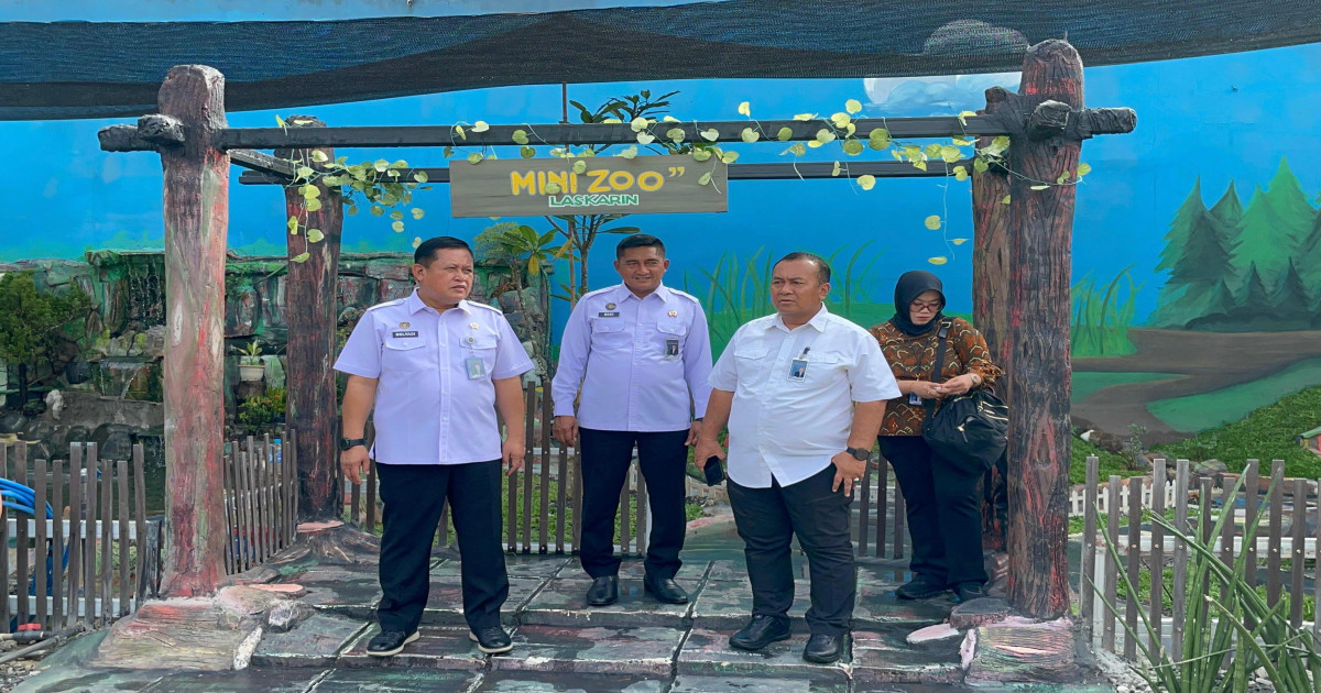 Inspektur Wilayah I dan Kakanwil Ditjenpas Kalsel Tinjau WAE 3 Minizoo di Lapas Narkotika Karang Intan