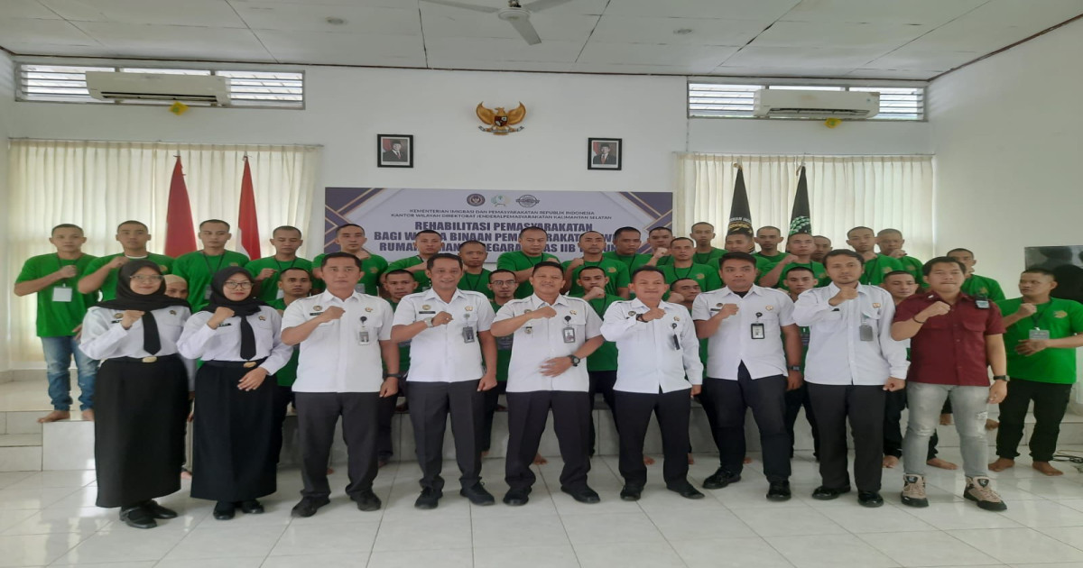 Dukung Program Rehabilitasi Pemasyarakatan, Lapas Narkotika Karang Intan Laksanakan Asesmen bagi Warga Binaan Rutan Tanjung