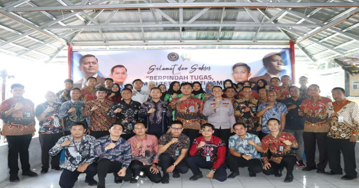 Acara Pelepasan Pegawai Lapas Narkotika Karang Intan Berlangsung Haru dan Penuh Kekeluargaan