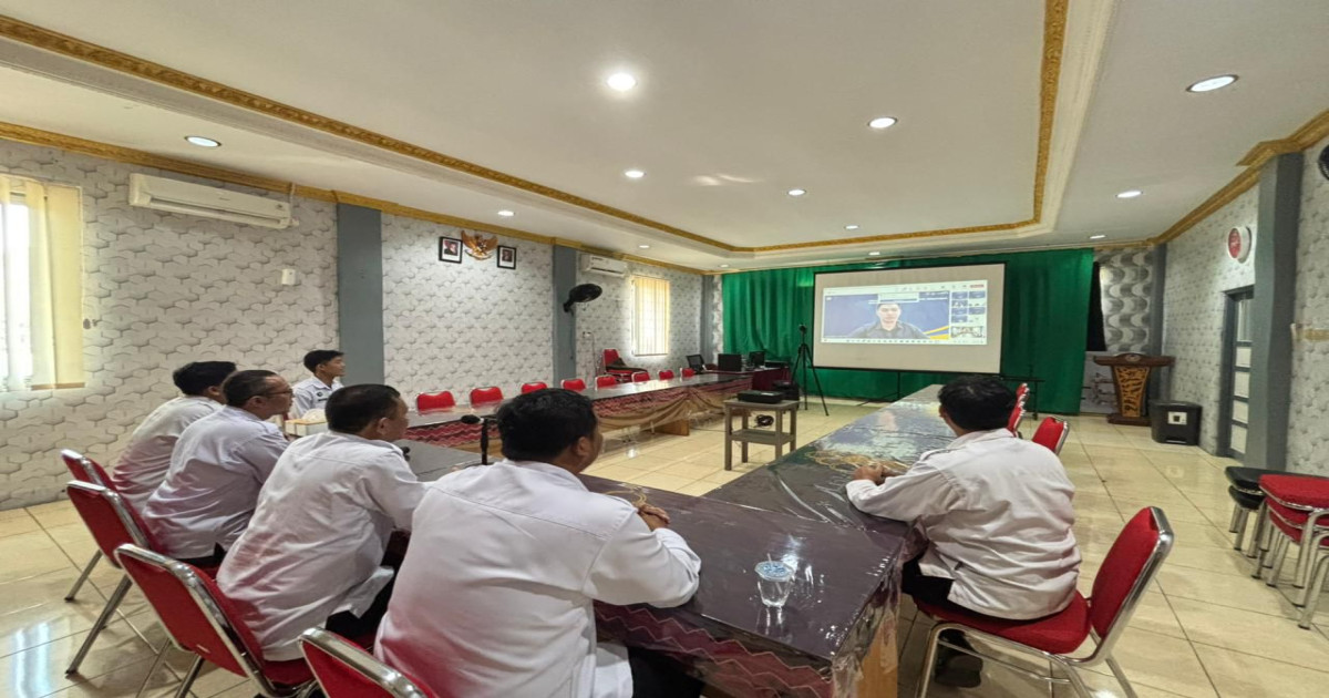 Lapas Narkotika Karang Intan Ikuti Sosialisasi Peraturan DJPB dan Bimbingan Teknis Aplikasi MyIntress