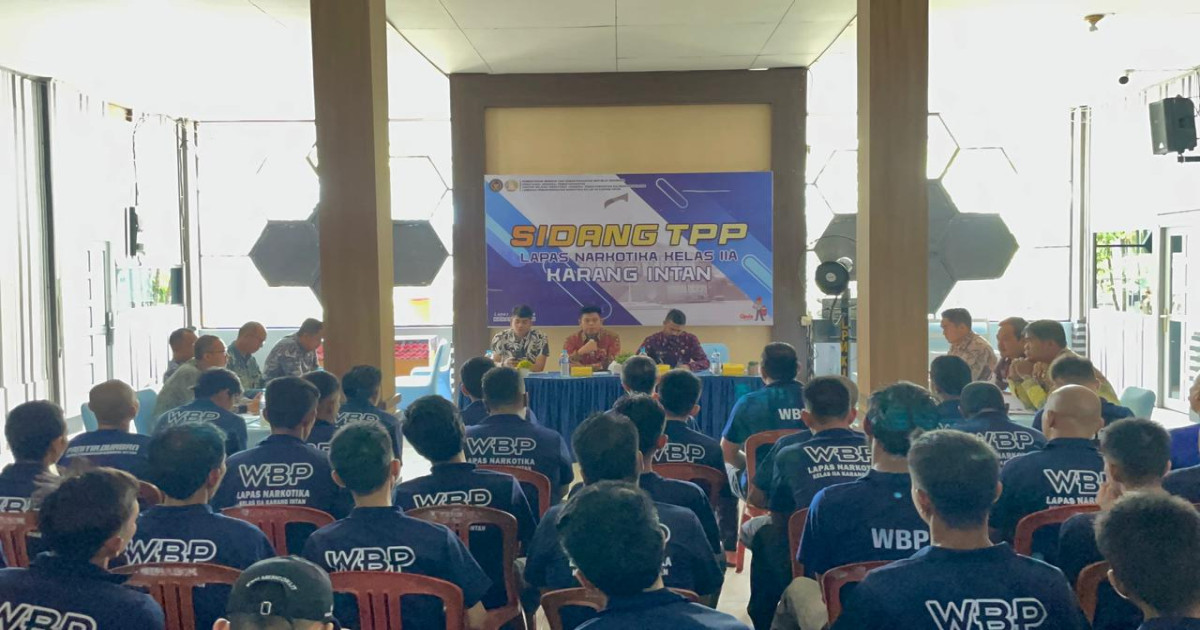Sidang TPP Lapas Narkotika Karang Intan Dorong Evaluasi dan Penguatan Program Pembinaan