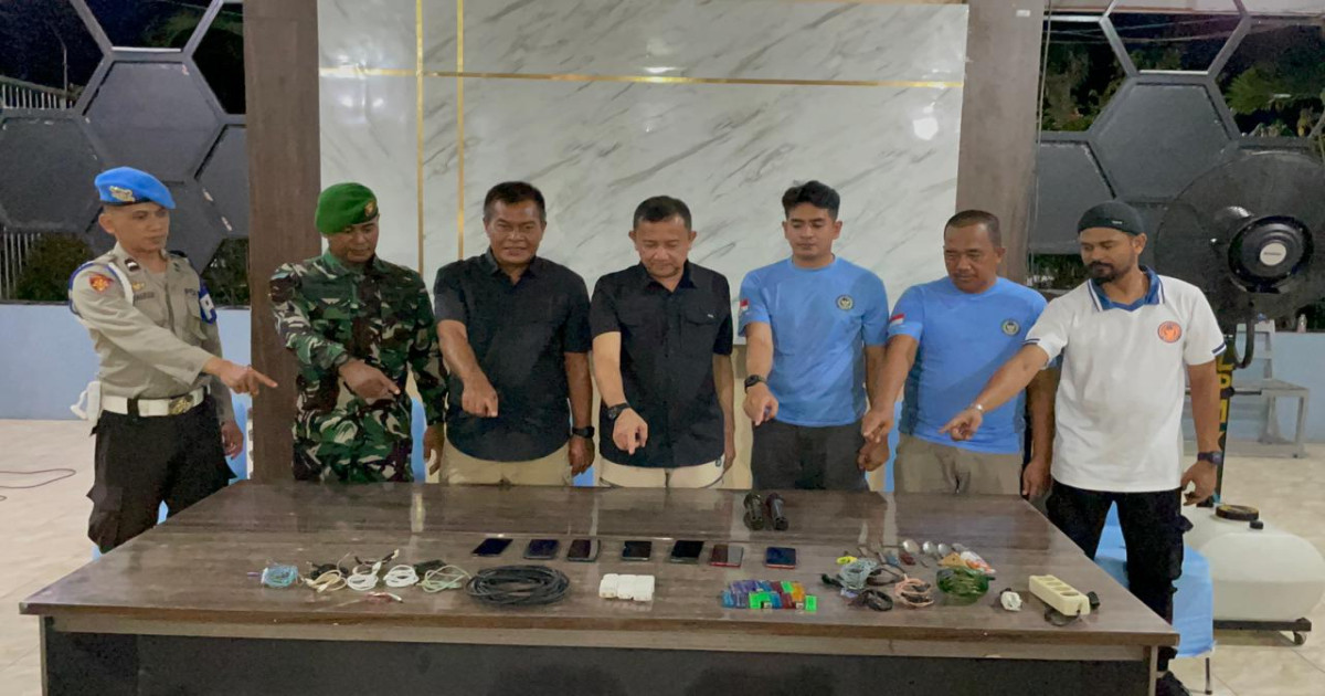 Lapas Narkotika Karang Intan Gencarkan Razia Tengah Malam Bersama TNI-Polri, Tegaskan Komitmen Berantas Narkoba dan Zero HP di Dalam Lapas